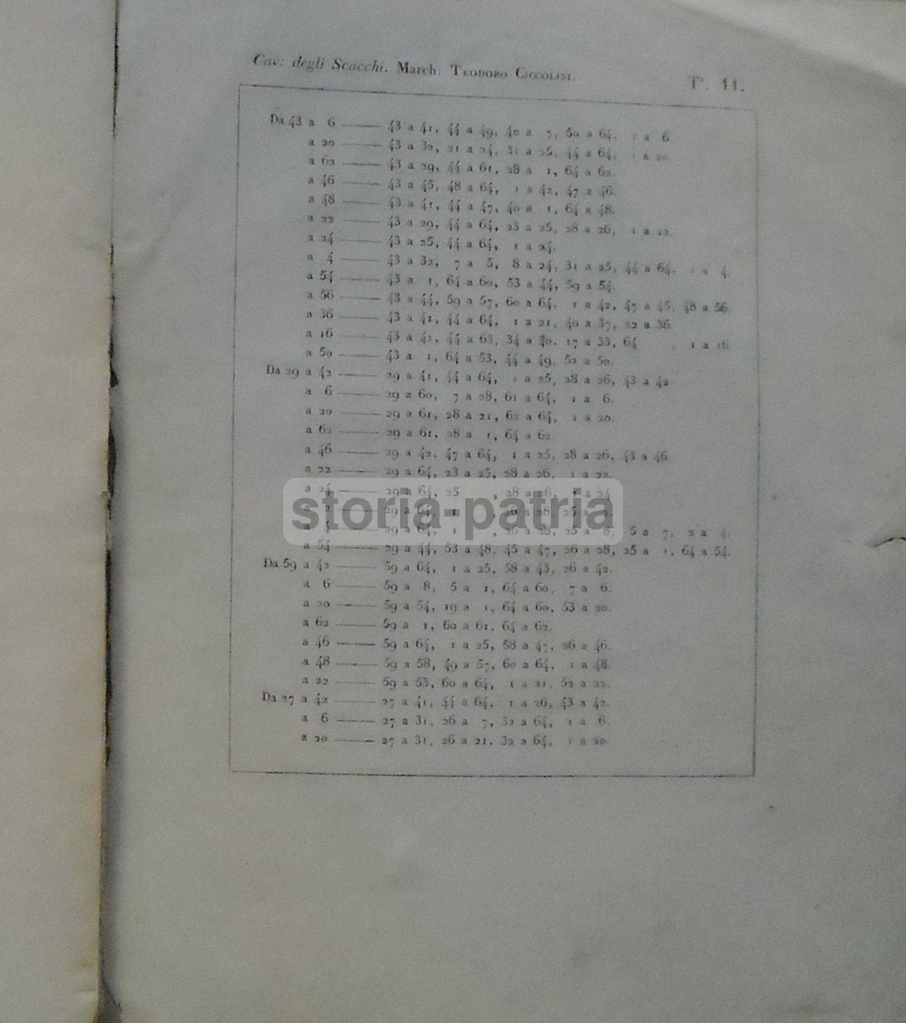 Abruzzo, Giochi, Antica Edizione Illustrata, Guardiagrele, Scacchiera, Matematica, 800 immagine 3