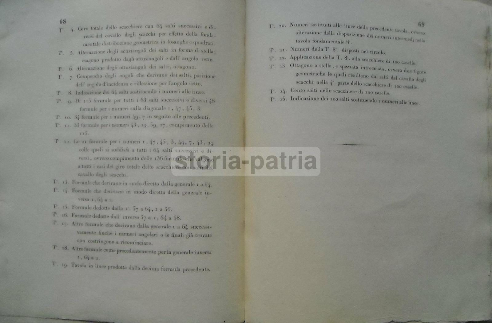 Abruzzo, Giochi, Antica Edizione Illustrata, Guardiagrele, Scacchiera, Matematica, 800 immagine 8