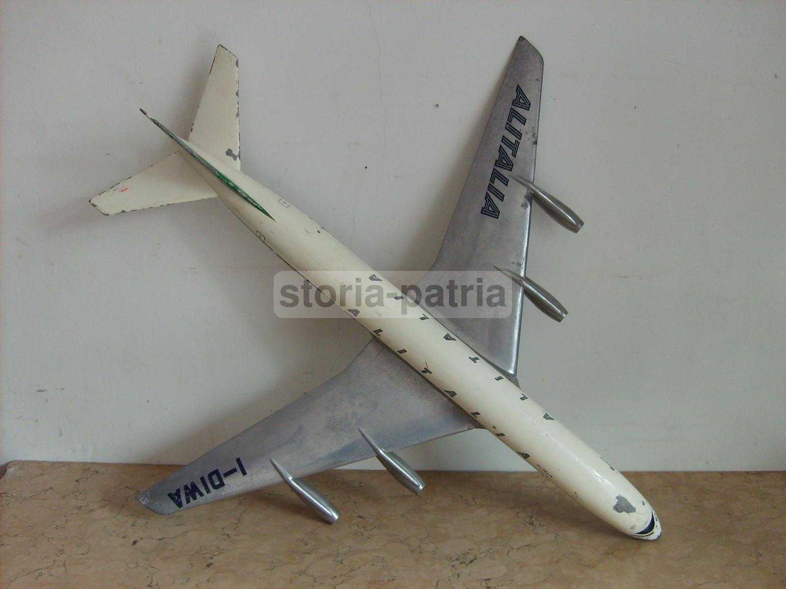 Aerei, Aereonautica, Aviazione, Alitalia, Bellissimo Grande Modellino, Fonderia Nucci immagine 2