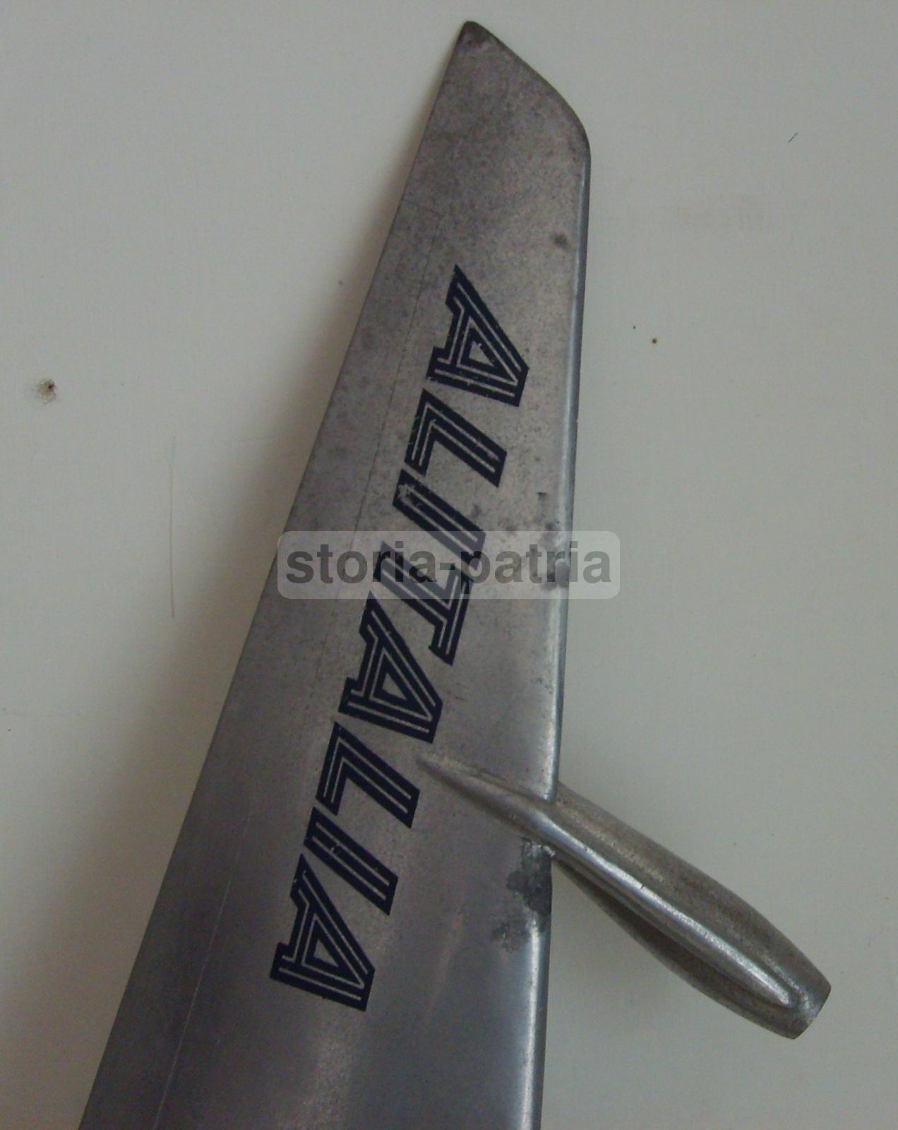 Aerei, Aereonautica, Aviazione, Alitalia, Bellissimo Grande Modellino, Fonderia Nucci immagine 3