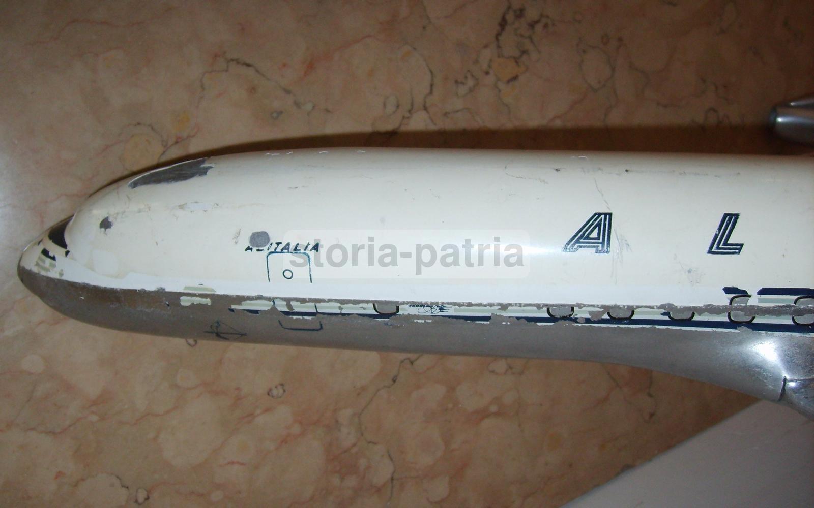 Aerei, Aereonautica, Aviazione, Alitalia, Bellissimo Grande Modellino, Fonderia Nucci immagine 5