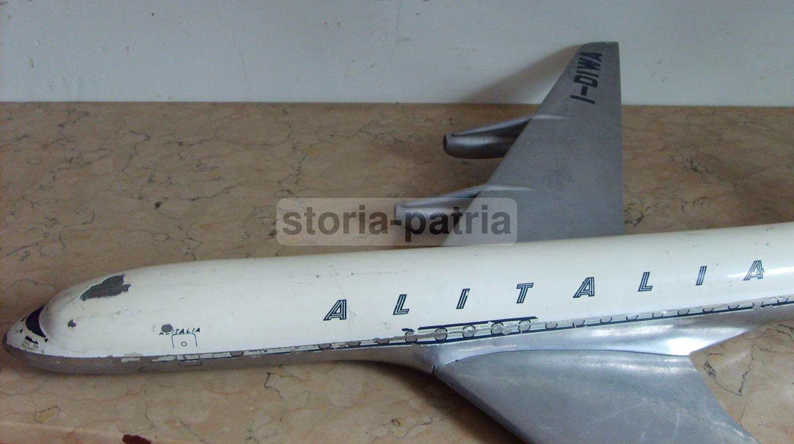 Aerei, Aereonautica, Aviazione, Alitalia, Bellissimo Grande Modellino, Fonderia Nucci immagine 6