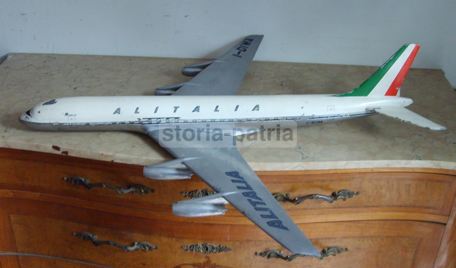 Aerei, Aereonautica, Aviazione, Alitalia, Bellissimo Grande Modellino, Fonderia Nucci immagine 7