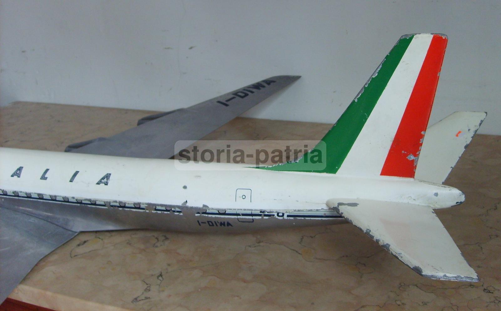 Aerei, Aereonautica, Aviazione, Alitalia, Bellissimo Grande Modellino, Fonderia Nucci immagine 8