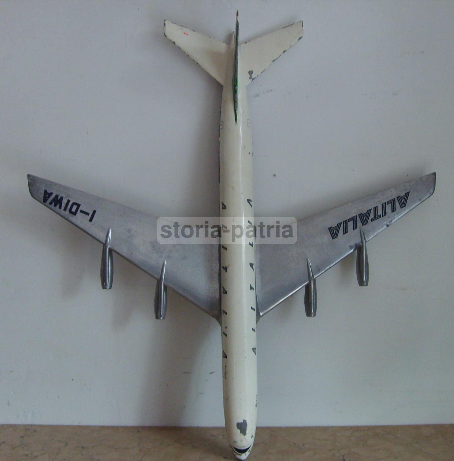 Aerei, Aereonautica, Aviazione, Alitalia, Bellissimo Grande Modellino, Fonderia Nucci immagine 10