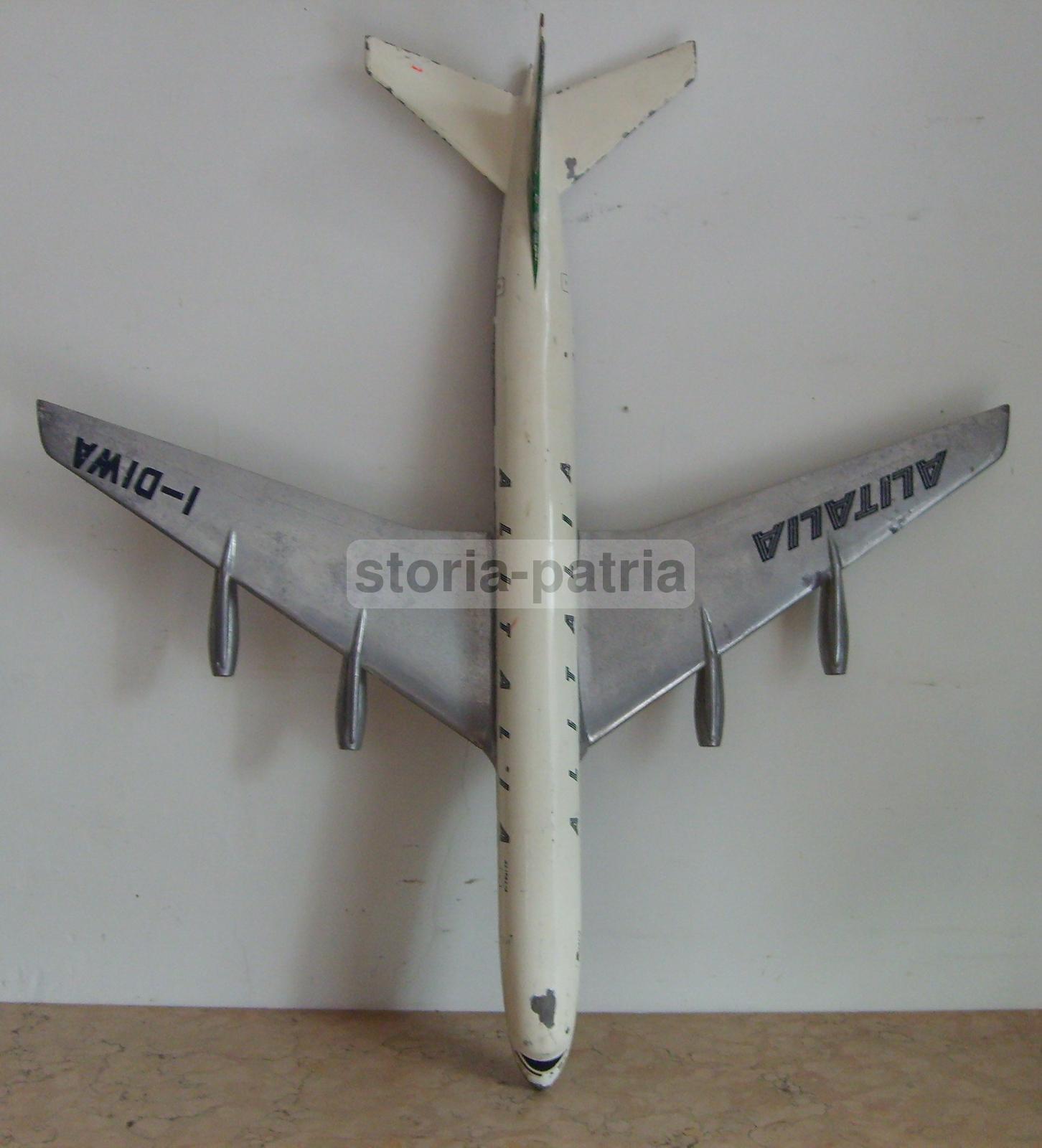 Aerei, Aereonautica, Aviazione, Alitalia, Bellissimo Grande Modellino, Fonderia Nucci immagine 11