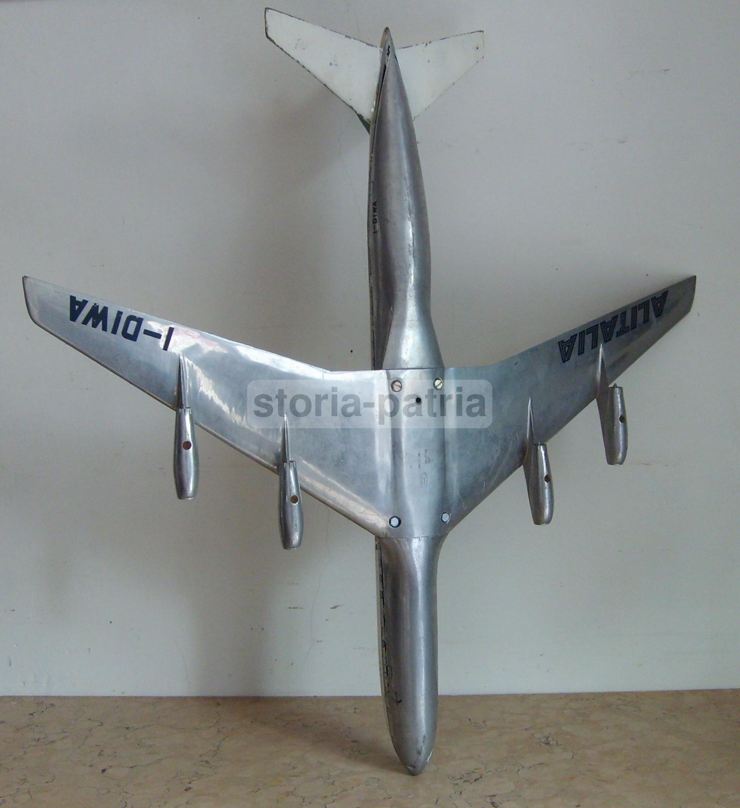Aerei, Aereonautica, Aviazione, Alitalia, Bellissimo Grande Modellino, Fonderia Nucci immagine 14