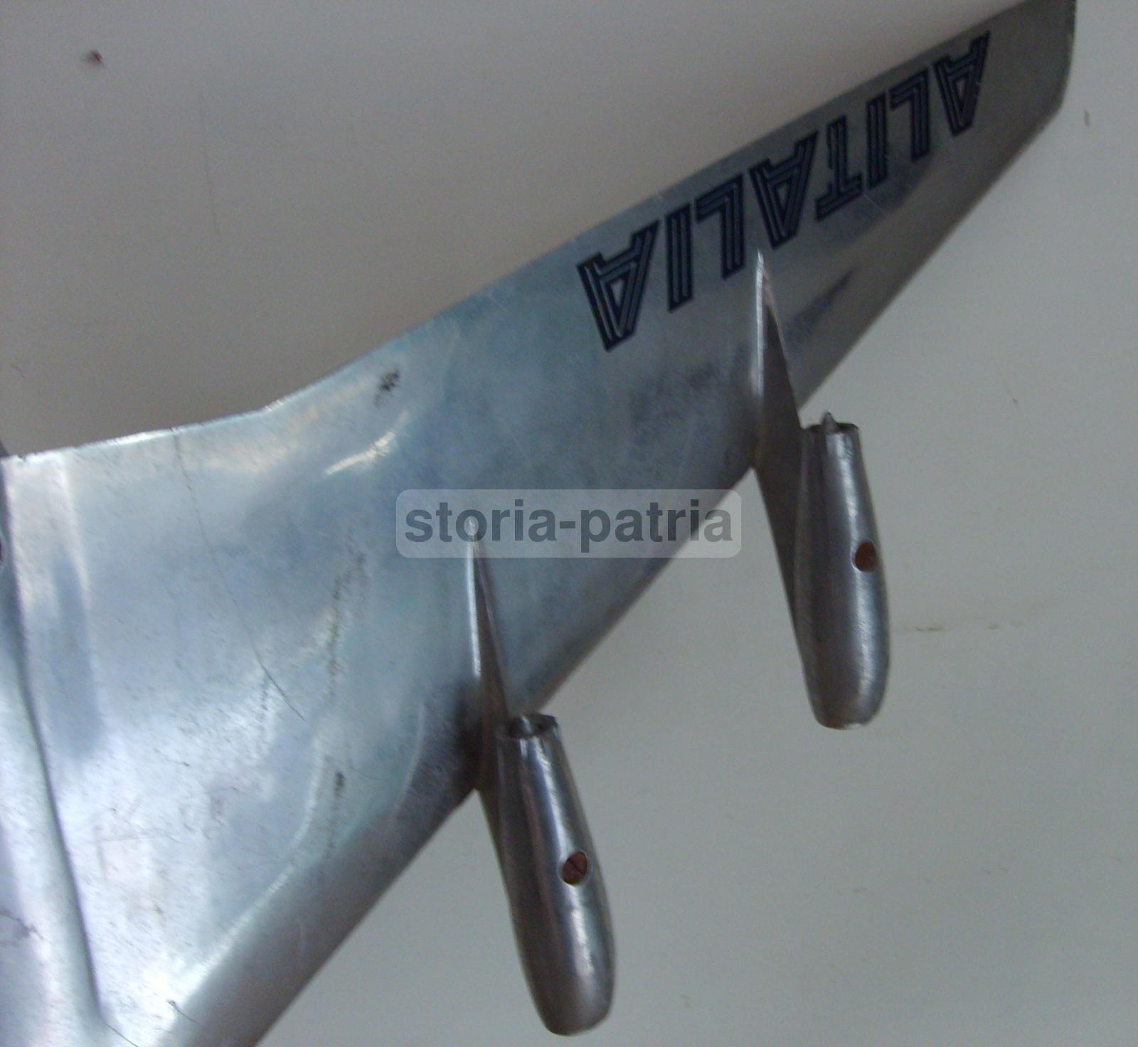 Aerei, Aereonautica, Aviazione, Alitalia, Bellissimo Grande Modellino, Fonderia Nucci immagine 17