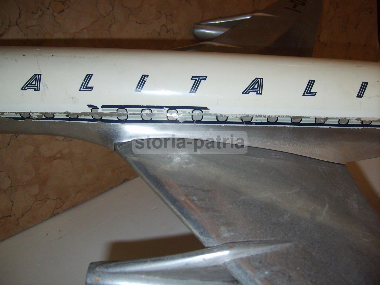 Aerei, Aereonautica, Aviazione, Alitalia, Bellissimo Grande Modellino, Fonderia Nucci immagine 20