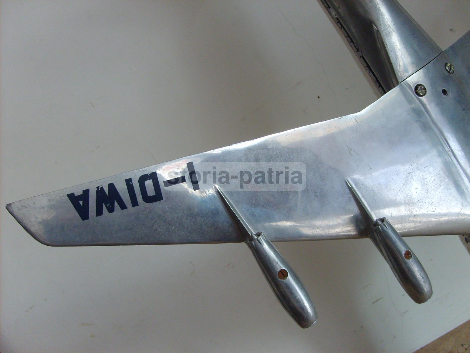 Aerei, Aereonautica, Aviazione, Alitalia, Bellissimo Grande Modellino, Fonderia Nucci immagine 22