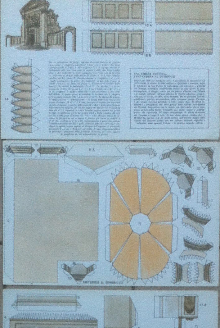 Architettura, Ingegneria, Gioco Di Costruzioni, Chiesa, Roma, Santandrea, Quirinale immagine 1