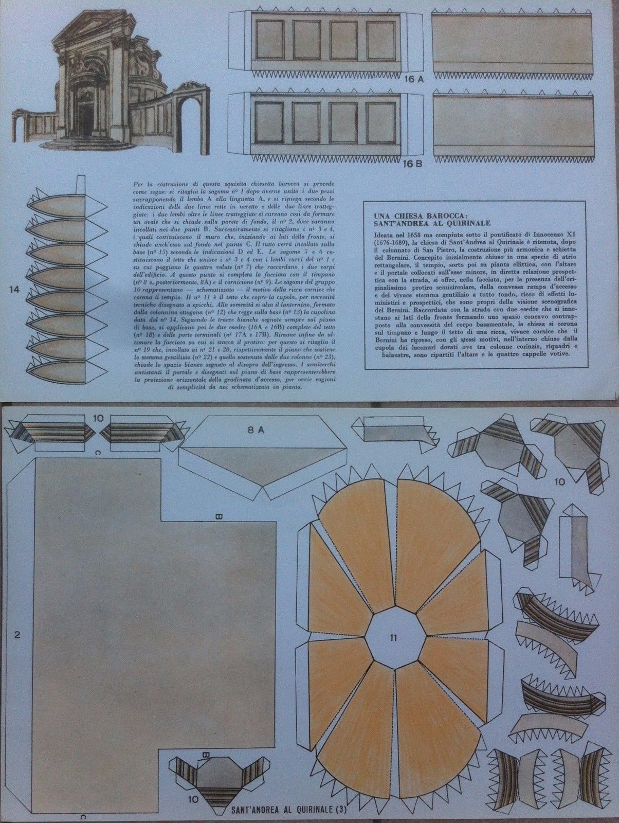 Architettura, Ingegneria, Gioco Di Costruzioni, Chiesa, Roma, Santandrea, Quirinale immagine 2