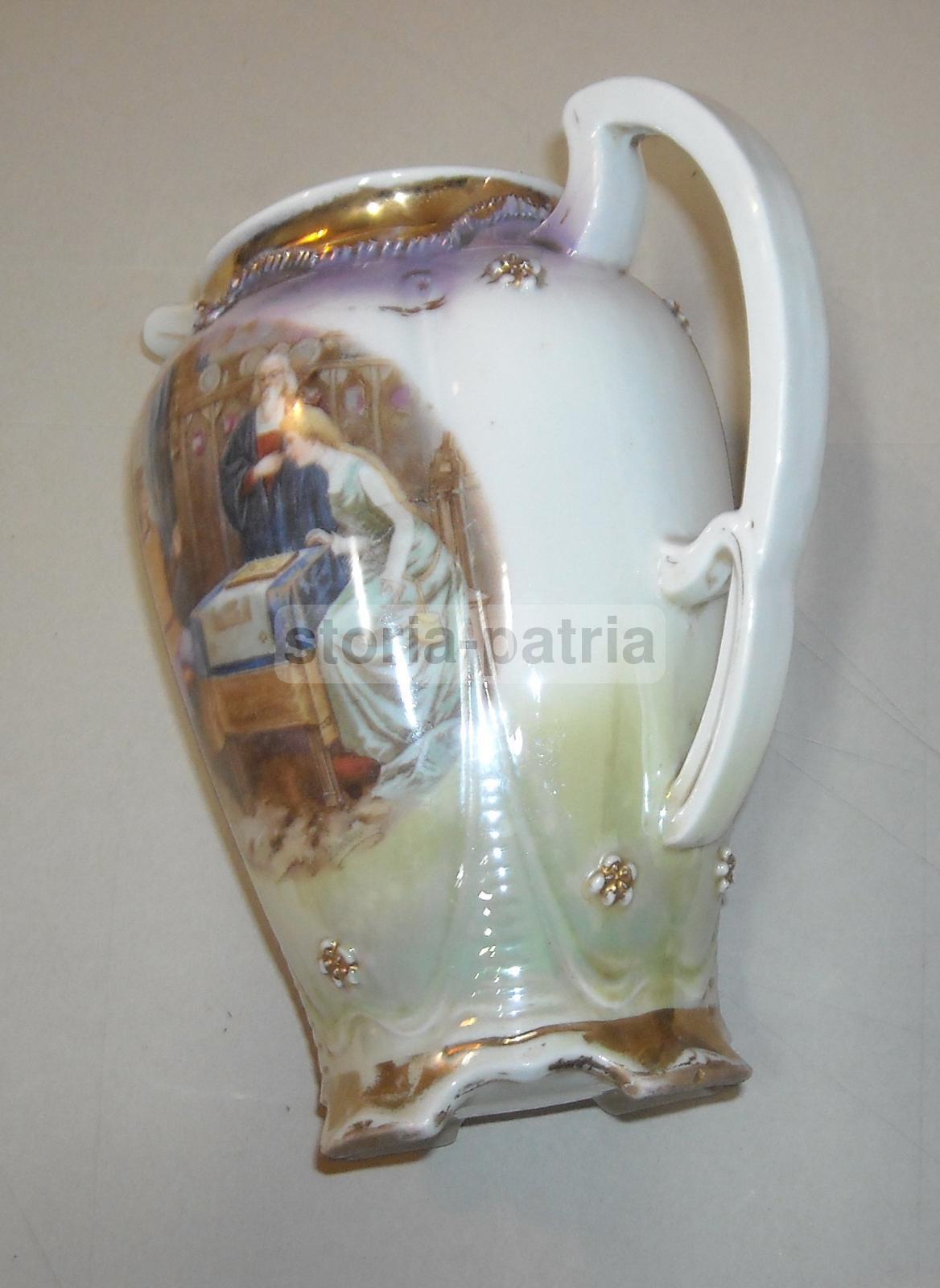 Artistica Porcellana, Elegante Modellato, Gioco Degli Scacchi, Arte, Induno, Tiepolo immagine 3