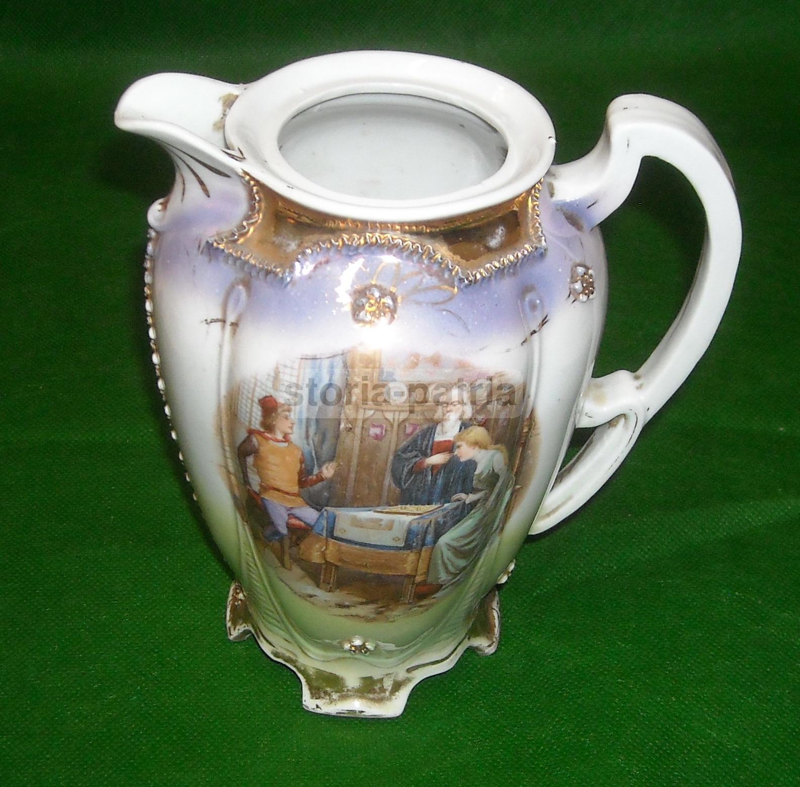 Artistica Porcellana, Elegante Modellato, Gioco Degli Scacchi, Arte, Induno, Tiepolo immagine 6