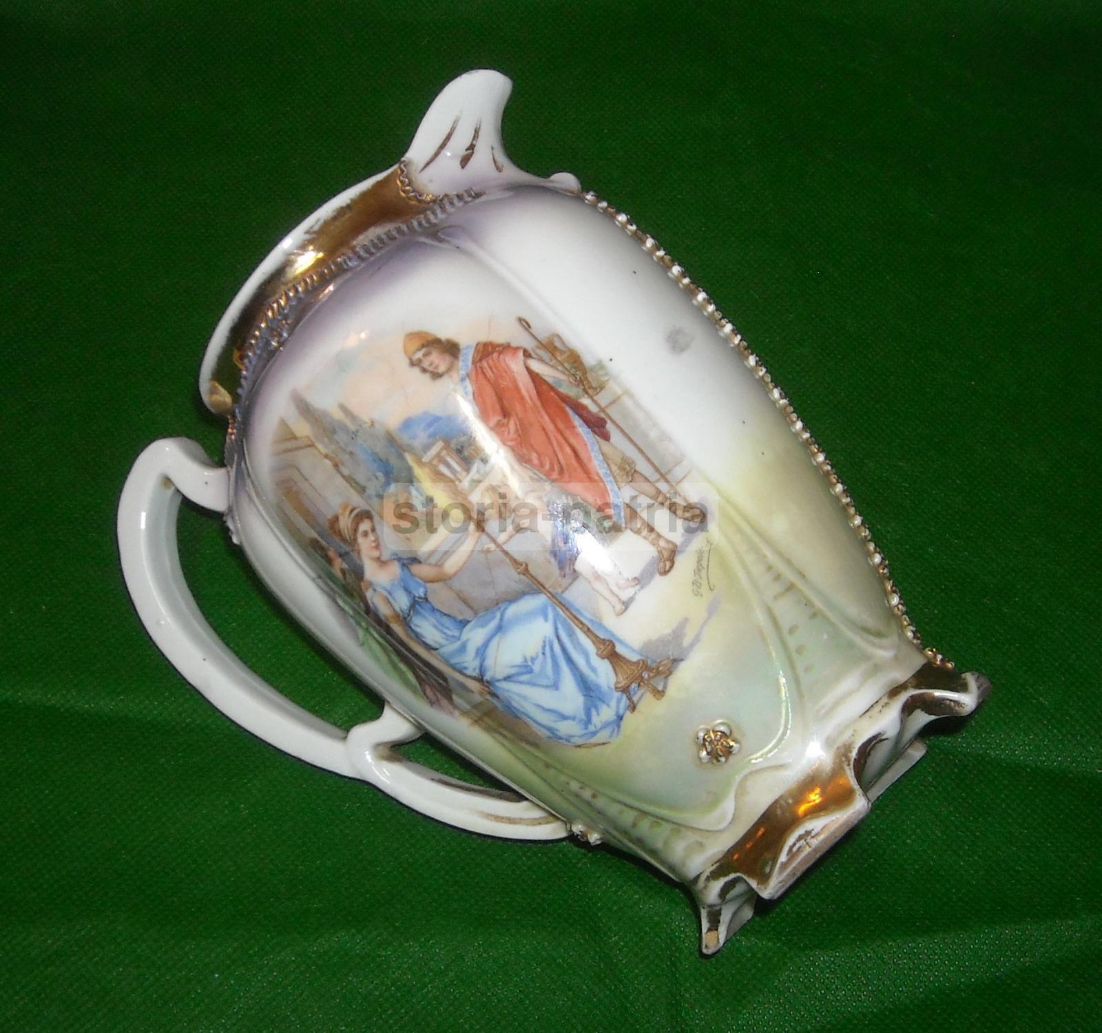 Artistica Porcellana, Elegante Modellato, Gioco Degli Scacchi, Arte, Induno, Tiepolo immagine 9