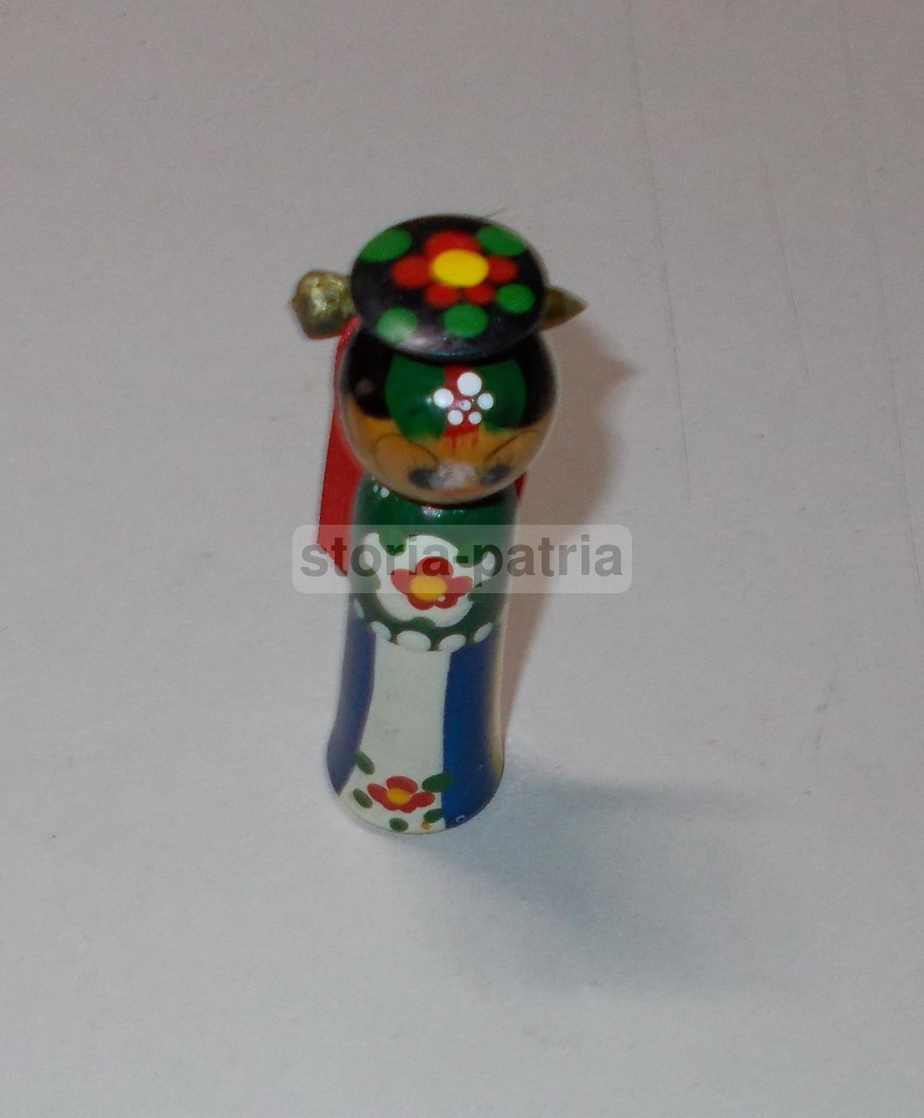 Artistico Soprammobile, Legno Dipinto, Artistiche Decorazioni, Costume Asiatico immagine 6