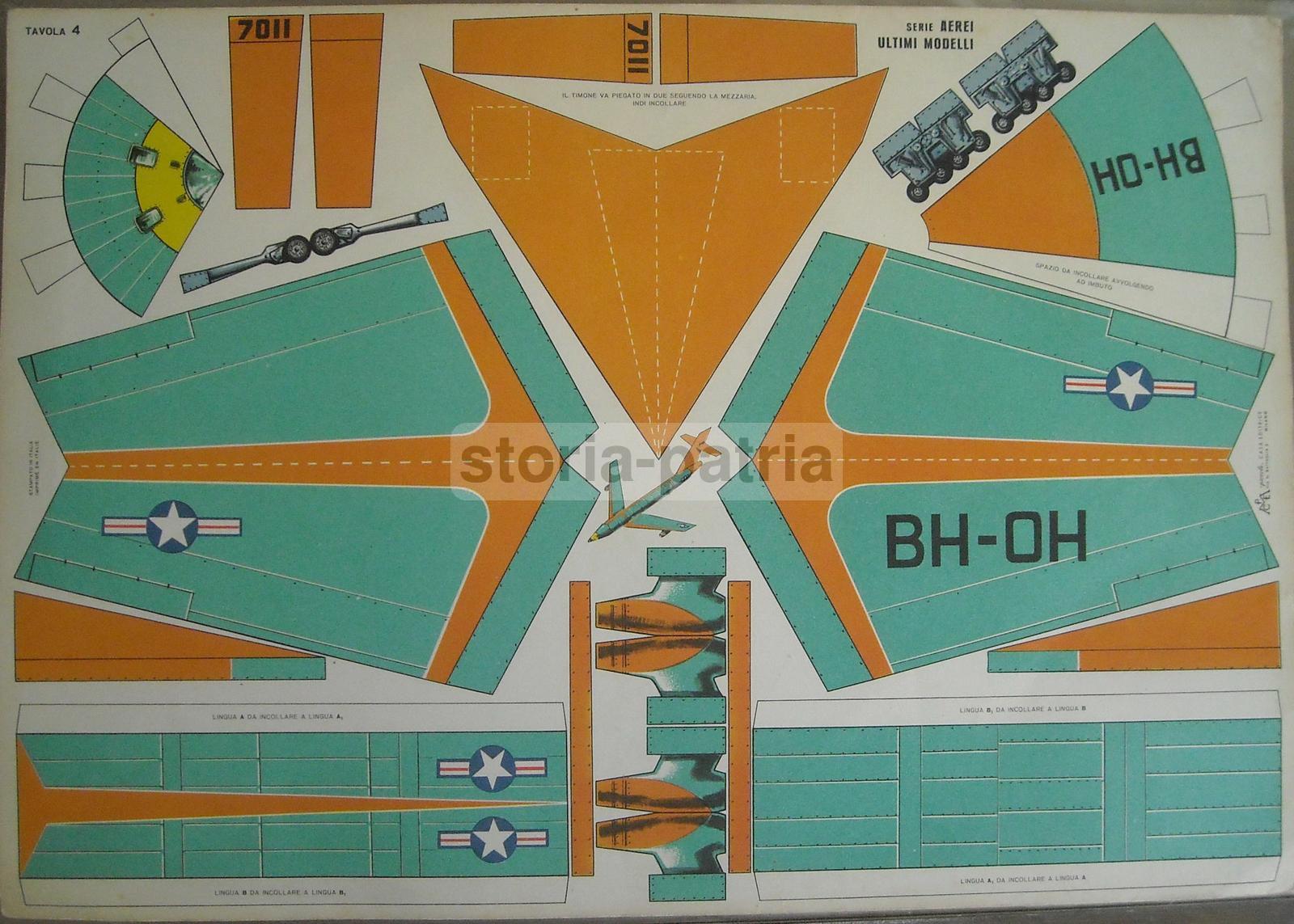 Aviazione, Aerei, Aeronautica, Costruzione Di Aeroplano, Da Ritagliare, Americano immagine 1