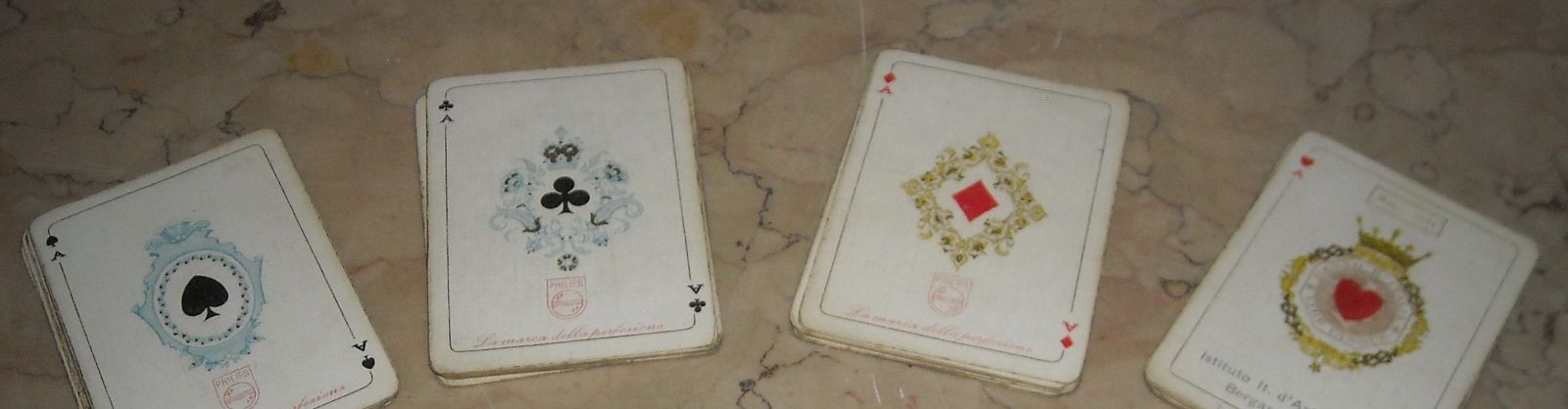 Decorative Carte Da Gioco, Pregevoli Decori Artistici, Araldica, Pubblicitarie immagine 1