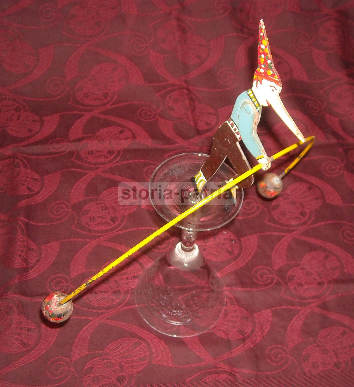 Equilibrismo, Giochi Circensi, Circo, Fisica, Inusuale Pinocchio Equilibrista, Rarita immagine 8