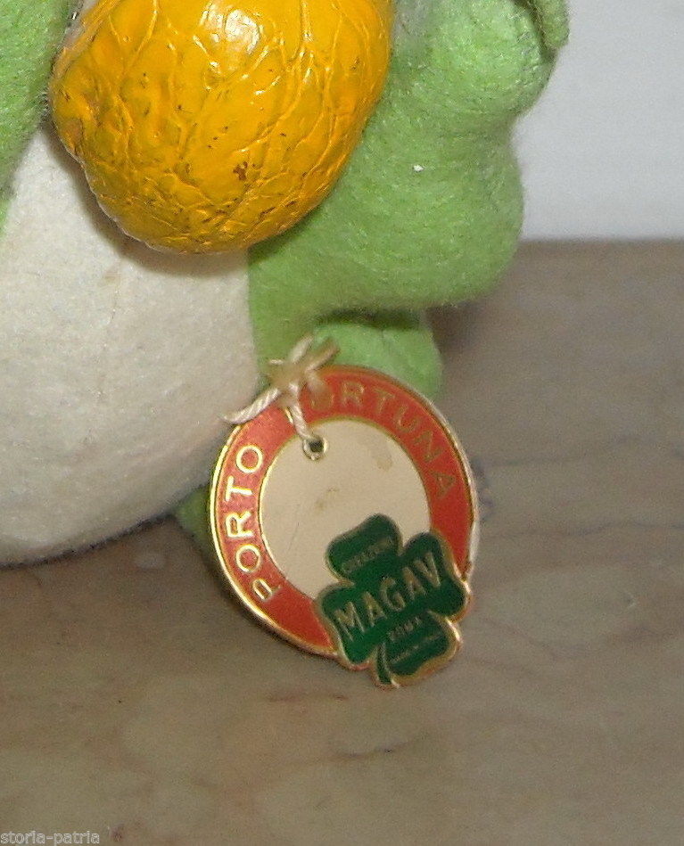 Giocattoli d'Epoca, Grazioso Scoiattolo, Pannolenci, Peluche Portafortuna, Magav immagine 1
