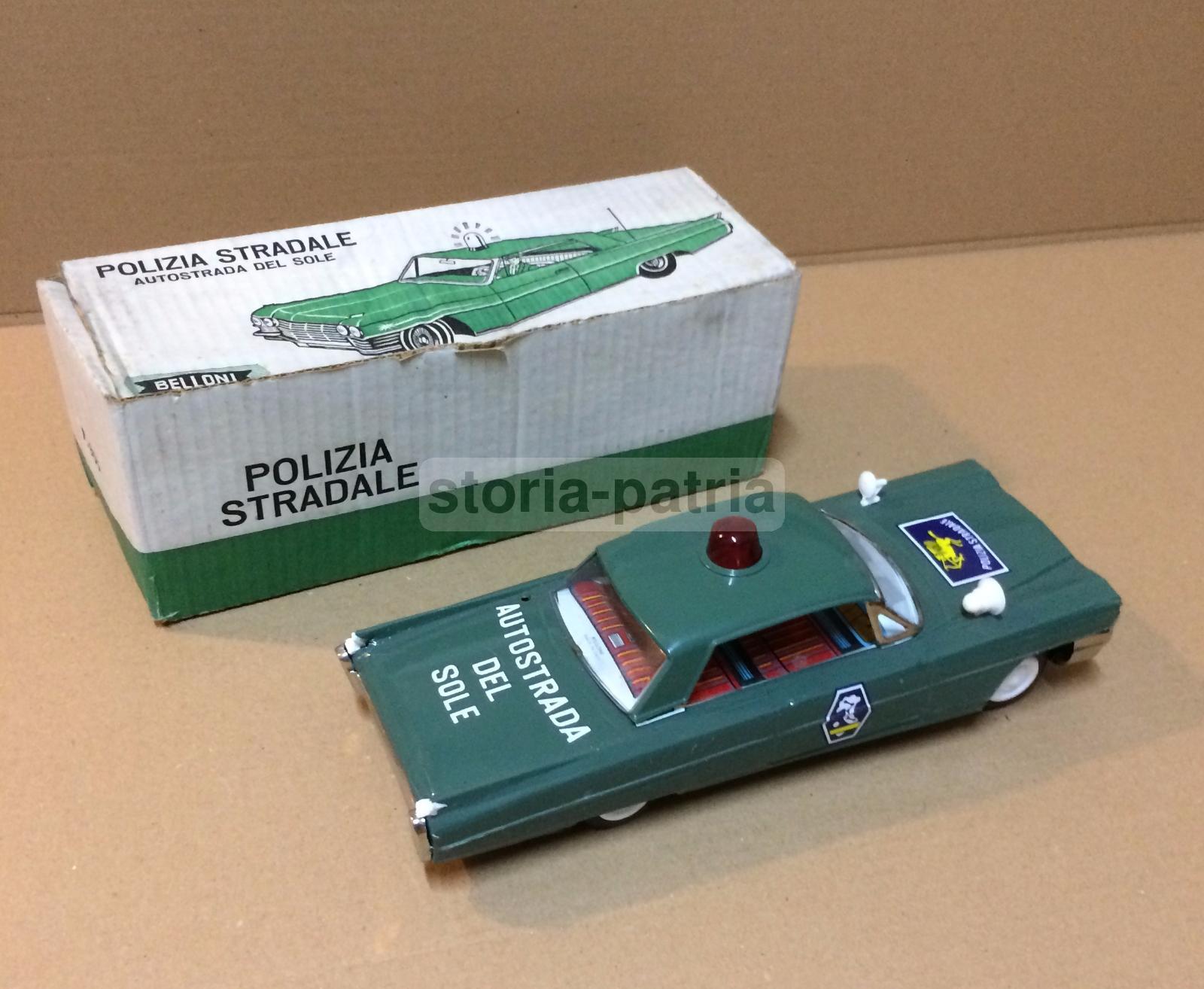 Giocattolo Da Collezione, Automobilina d'Epoca, Autostrada Del Sole, Marca Belloni immagine 11