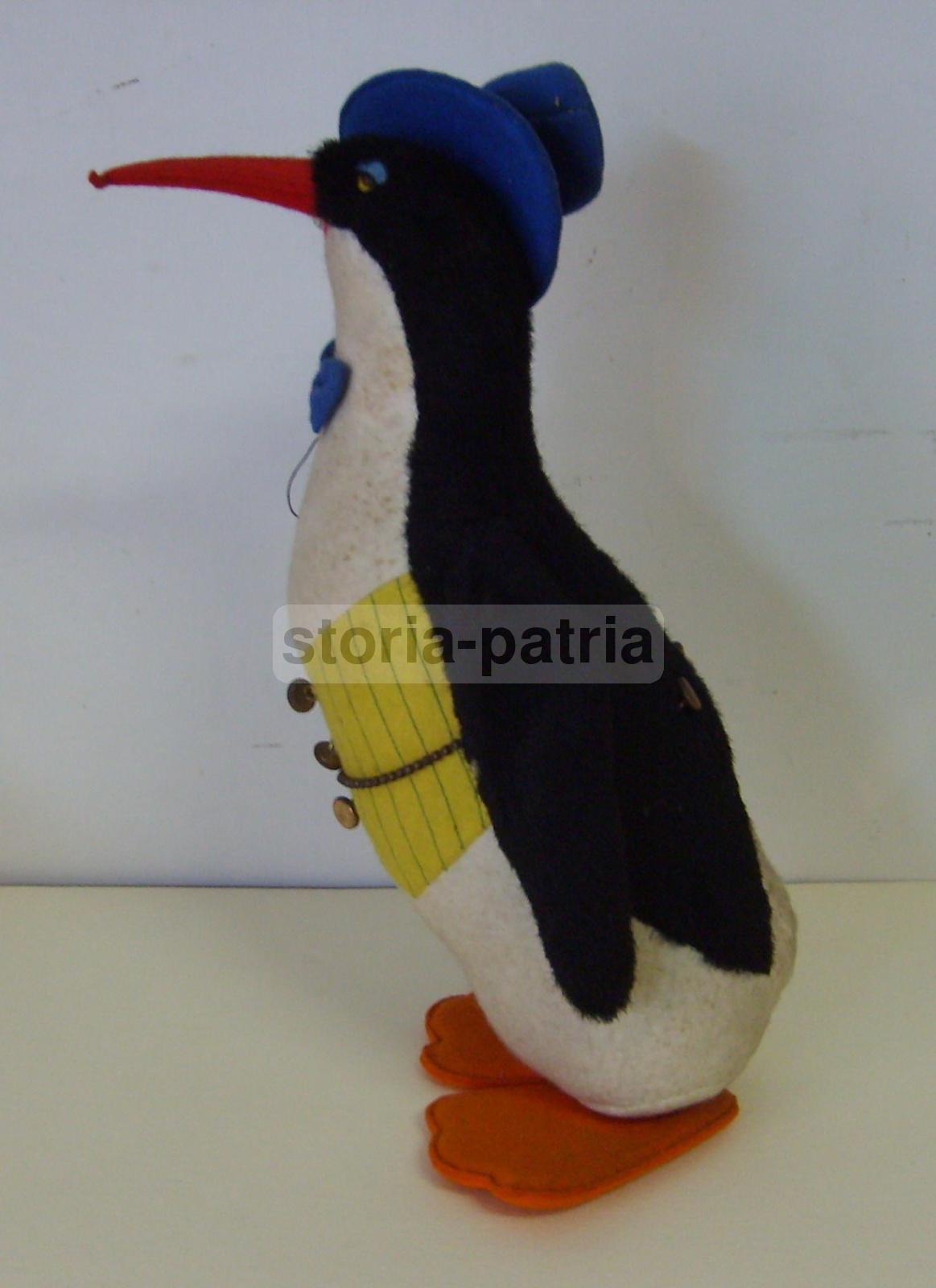 Giochi d'Epoca, Pupazzo, Pinguino, Da Collezione, Rara Manifattura Lenci, Bellissimo immagine 4