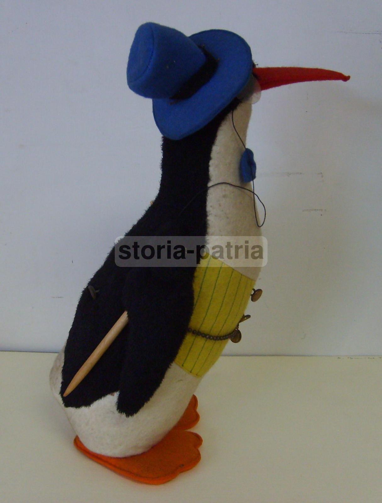 Giochi d'Epoca, Pupazzo, Pinguino, Da Collezione, Rara Manifattura Lenci, Bellissimo immagine 6