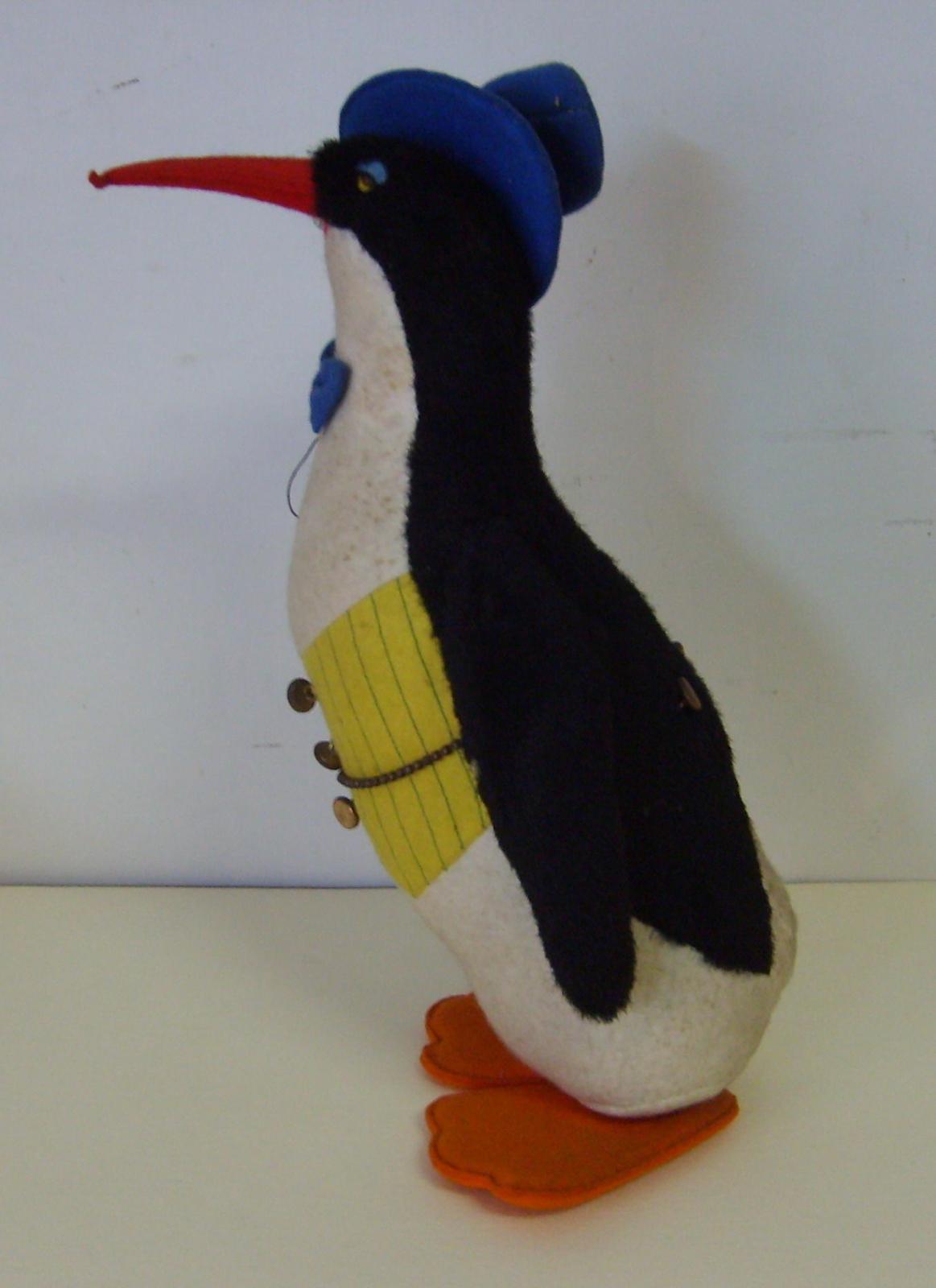 Giochi d'Epoca, Pupazzo, Pinguino, Da Collezione, Rara Manifattura Lenci, Bellissimo immagine 10