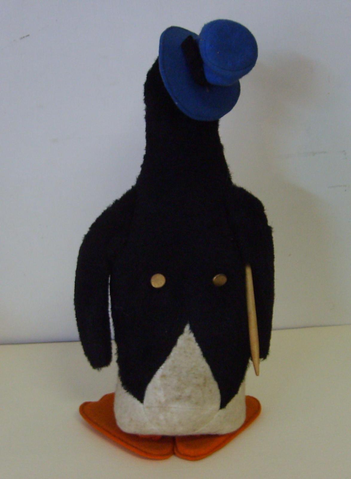 Giochi d'Epoca, Pupazzo, Pinguino, Da Collezione, Rara Manifattura Lenci, Bellissimo immagine 11