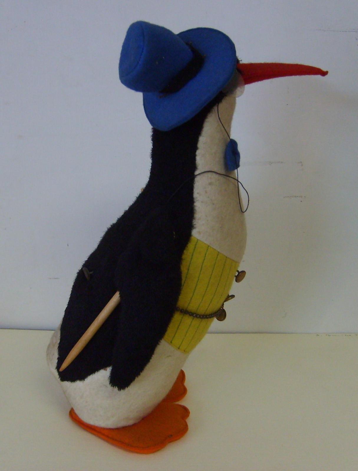 Giochi d'Epoca, Pupazzo, Pinguino, Da Collezione, Rara Manifattura Lenci, Bellissimo immagine 12