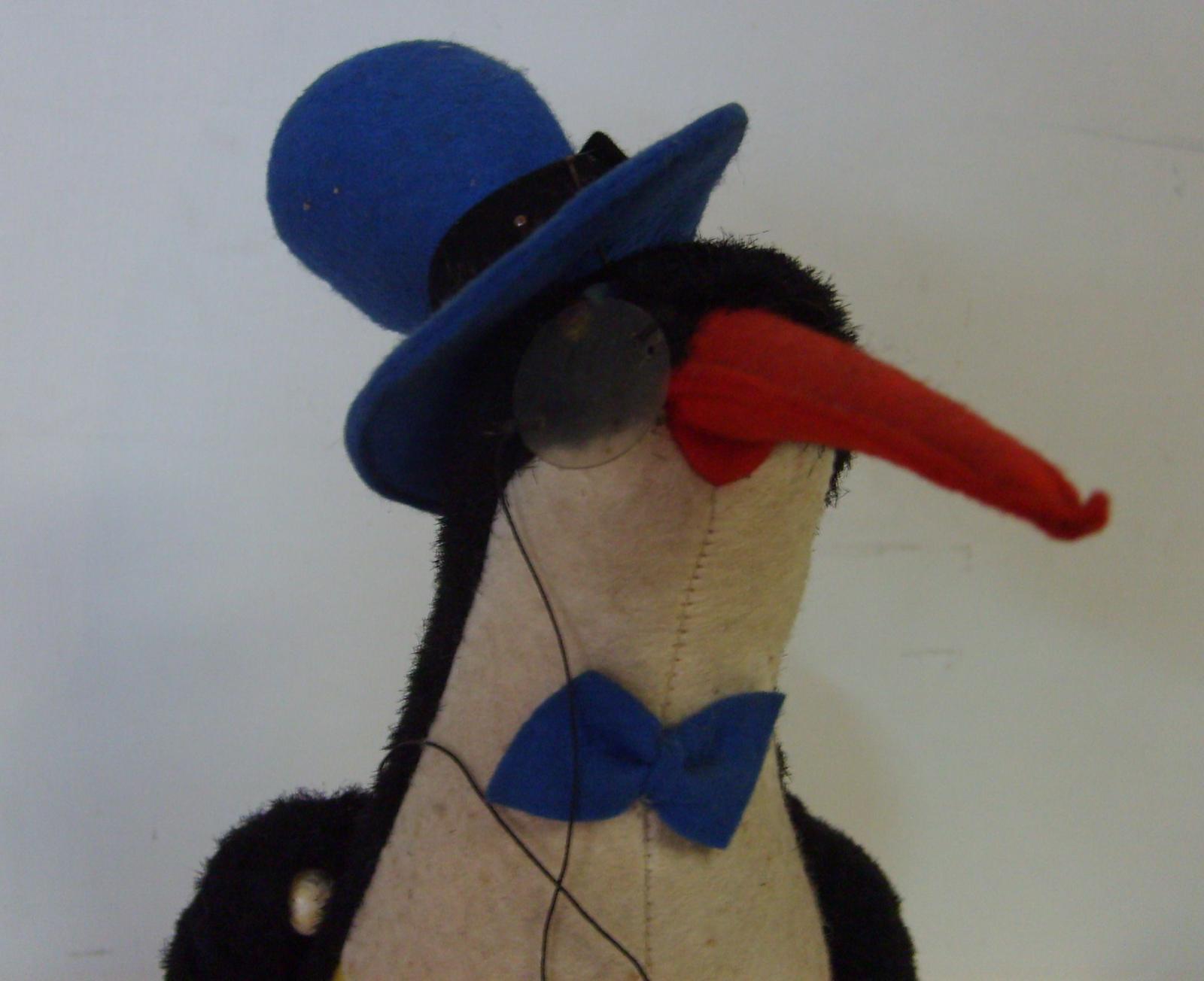 Giochi d'Epoca, Pupazzo, Pinguino, Da Collezione, Rara Manifattura Lenci, Bellissimo immagine 15