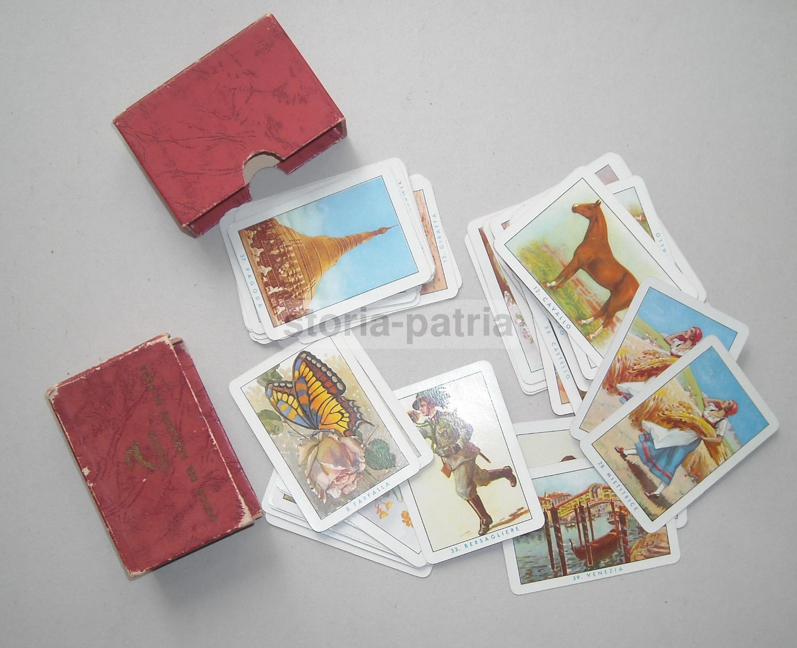 Giochi Di Carte, 40 Belle Illustrazioni, Citta, Venezia, Animali, Fiori, Costumi, Orso immagine 2