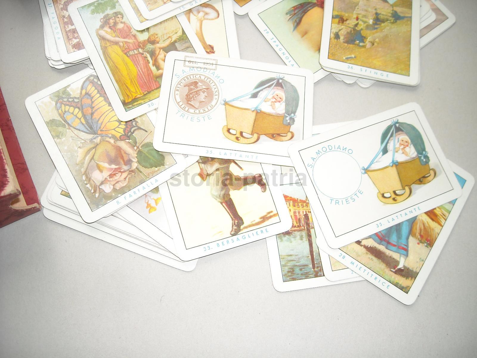 Giochi Di Carte, 40 Belle Illustrazioni, Citta, Venezia, Animali, Fiori, Costumi, Orso immagine 4