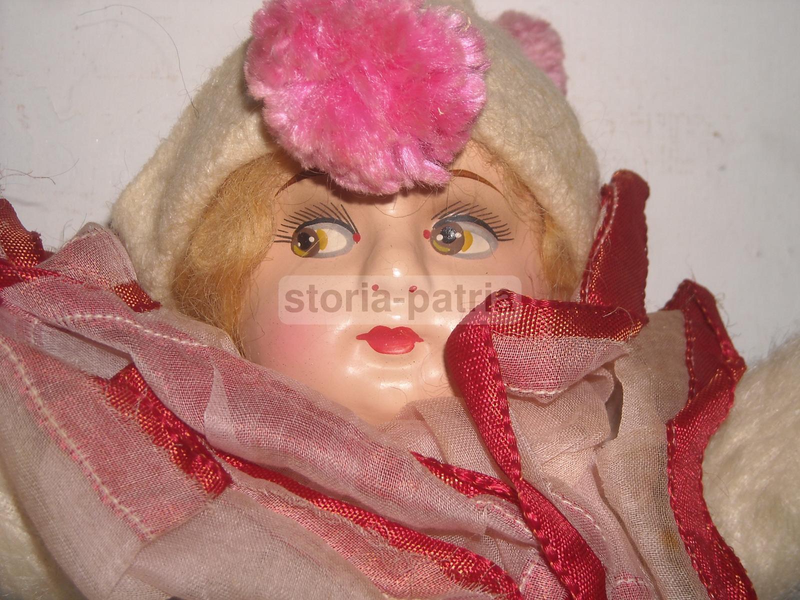 Graziosa Bambola d'Epoca, Inusuale, Molto Bella, Sonora, Da Collezione, Decorativa immagine 1