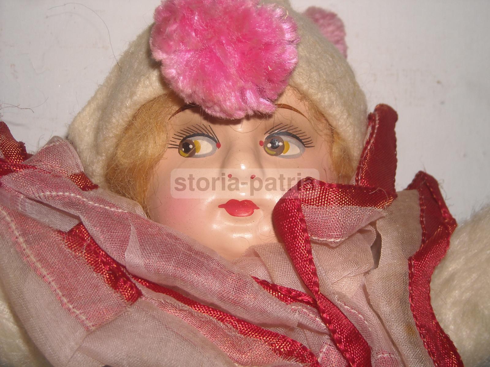 Graziosa Bambola d'Epoca, Inusuale, Molto Bella, Sonora, Da Collezione, Decorativa immagine 1