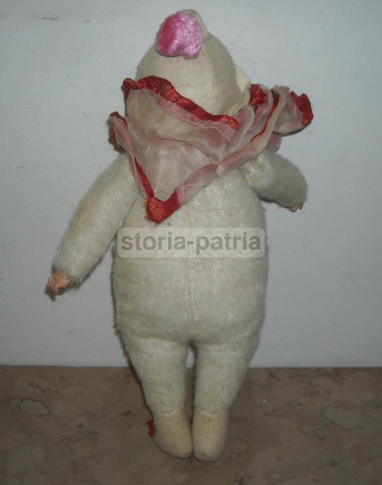 Graziosa Bambola d'Epoca, Inusuale, Molto Bella, Sonora, Da Collezione, Decorativa immagine 8