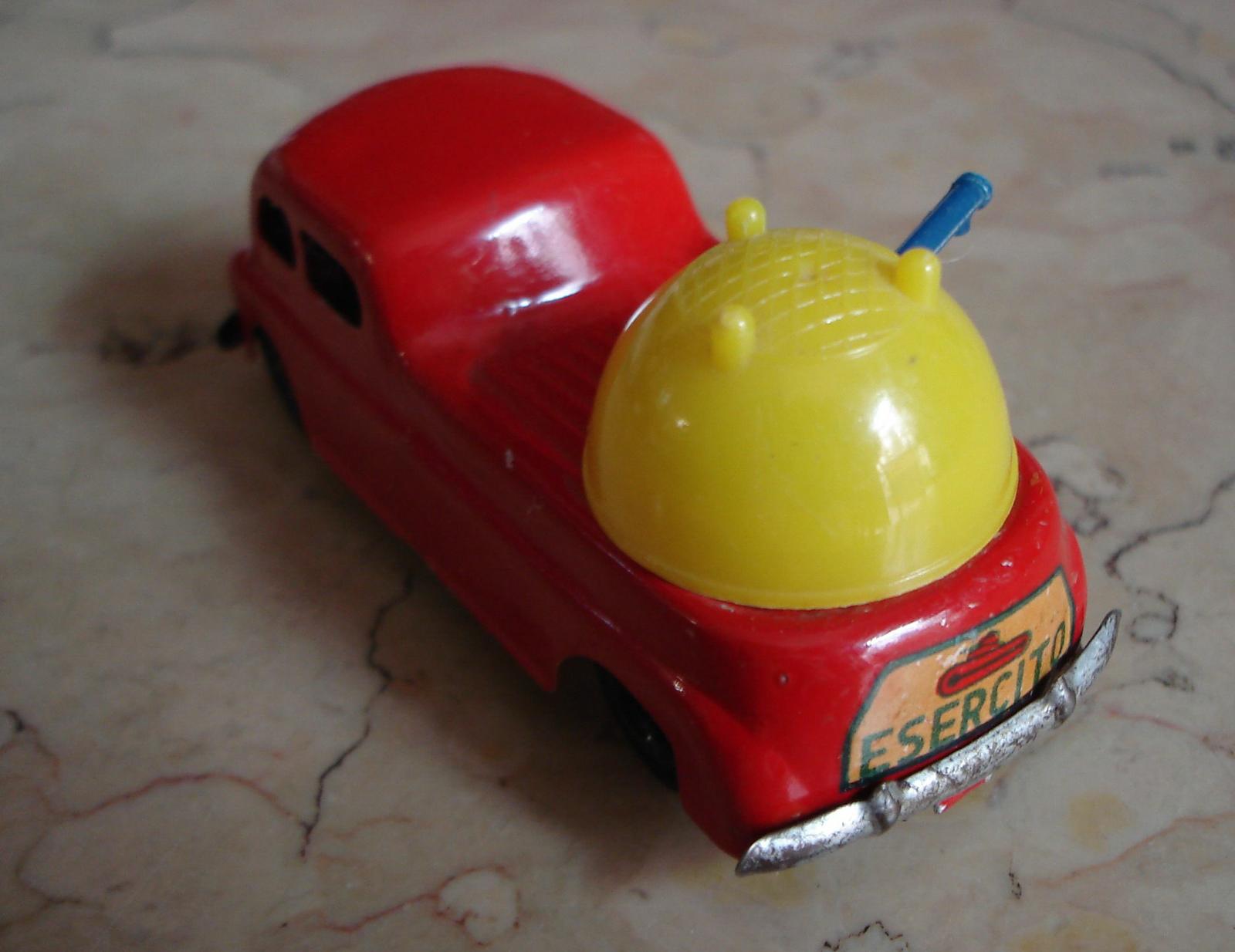 Militaria, Esercito, Giocattolo d'Epoca, Lima, Grazioso Mini Automezzo, Da Collezione immagine 4
