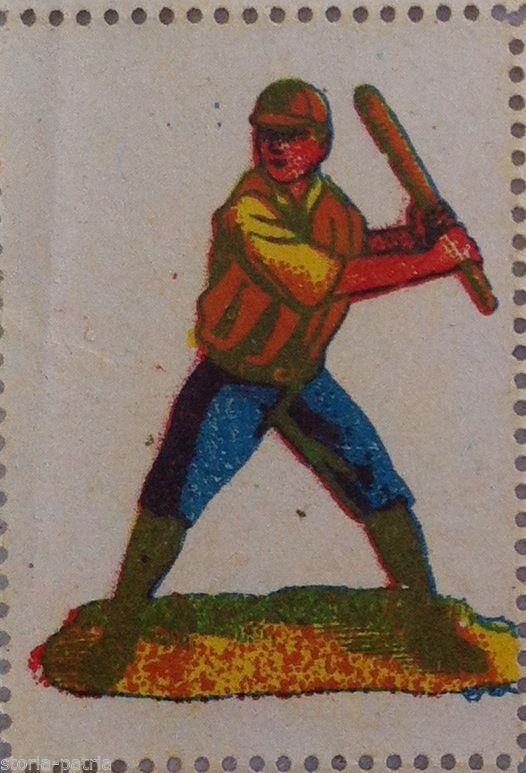 Sport, Baseball, Inusuale Antica Rara Raccolta Di 12 Figurine, Cromolitografiche immagine 4