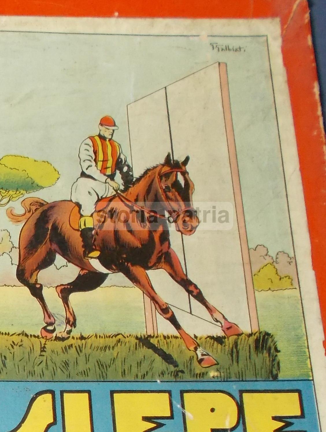 Sport, Ippica, Salto Ad Ostacoli, Cavalli, Gioco Da Collezione, Inusuale, Galbiati immagine 17