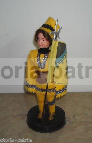 Toscana, Siena, Palio, Contrada Aquila, Costumi, Araldica, Bella Figura Decorativa immagine 1