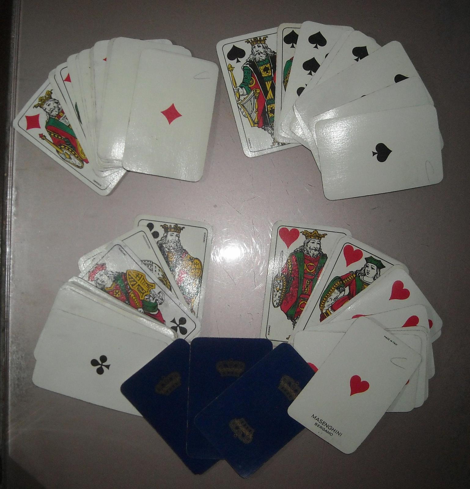 Vecchie Carte Da Gioco, Masenghini, Bergamo, Araldica, Monarchia, Corona Monarchica immagine 2