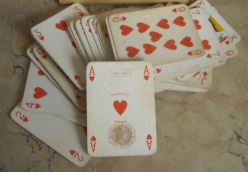Vecchie Carte Da Gioco, Poker, Edizione Armanino, Roma, 1939, Regno Di Italia, d'Epoca immagine 1